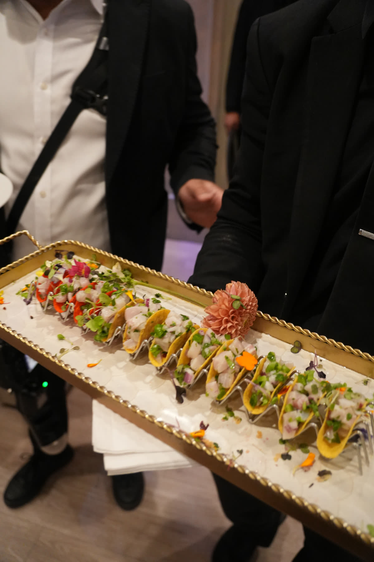 Passed appetizers served during cocktail hour