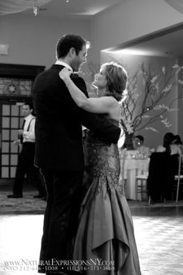 Wedding family dance moment during the reception