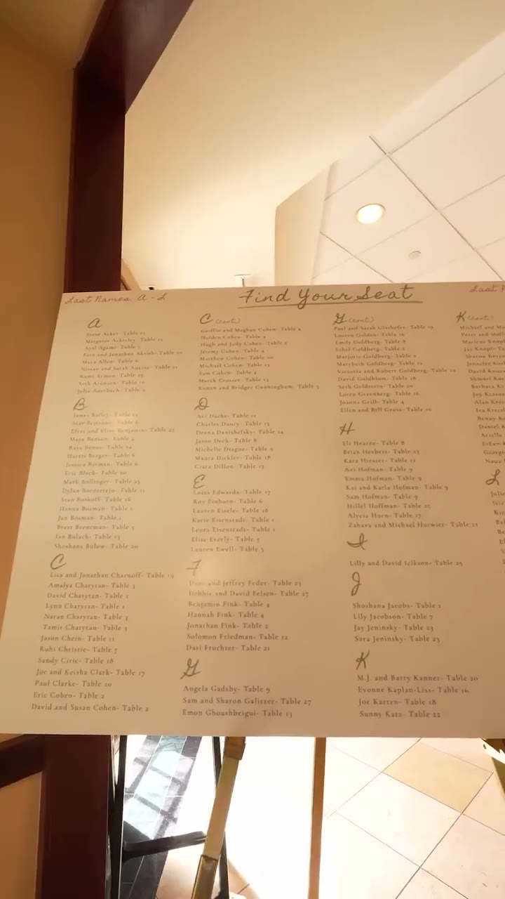 Instagram reel thumbnail of Northern Valley Affairs event menu and room details